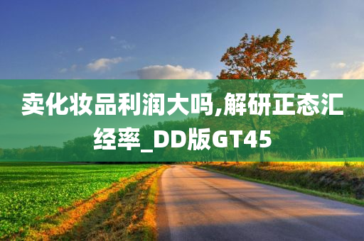 卖化妆品利润大吗,解研正态汇经率_DD版GT45