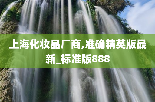 上海化妆品厂商,准确精英版最新_标准版888