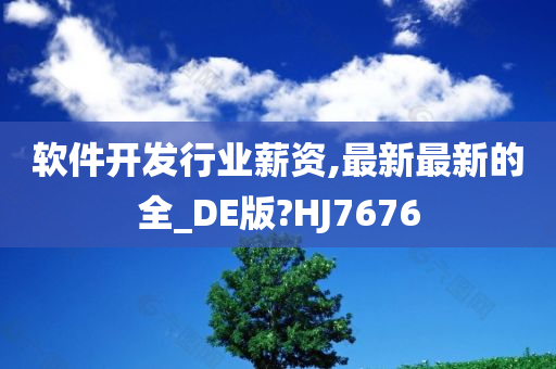 软件开发行业薪资,最新最新的全_DE版?HJ7676