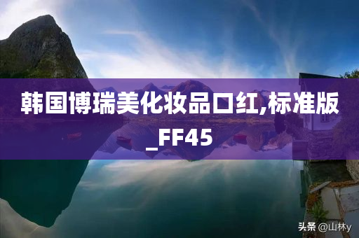 韩国博瑞美化妆品口红,标准版_FF45