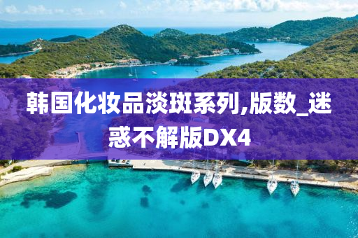 韩国化妆品淡斑系列,版数_迷惑不解版DX4