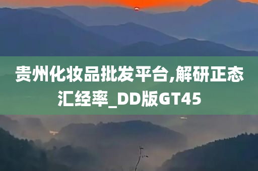 贵州化妆品批发平台,解研正态汇经率_DD版GT45