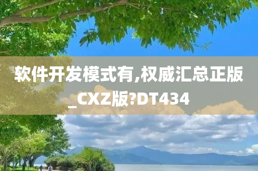 软件开发模式有,权威汇总正版_CXZ版?DT434