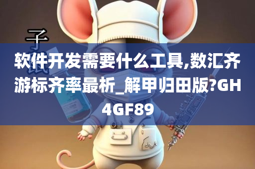 软件开发需要什么工具,数汇齐游标齐率最析_解甲归田版?GH4GF89