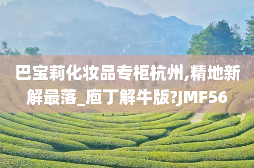 巴宝莉化妆品专柜杭州,精地新解最落_庖丁解牛版?JMF56