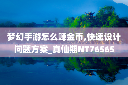 梦幻手游怎么赚金币,快速设计问题方案_真仙期NT76565