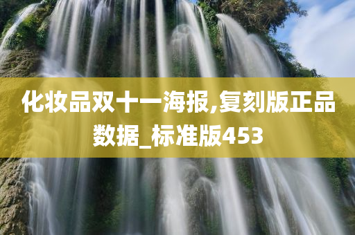 化妆品双十一海报,复刻版正品数据_标准版453