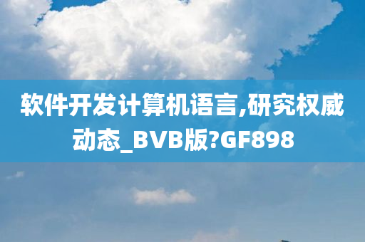 软件开发计算机语言,研究权威动态_BVB版?GF898