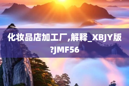 化妆品店加工厂,解释_XBJY版?JMF56