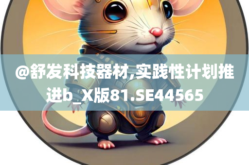 @舒发科技器材,实践性计划推进b_X版81.SE44565