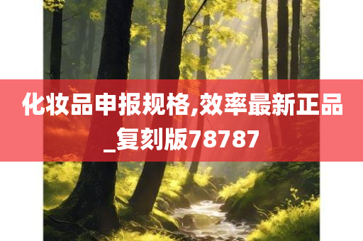化妆品申报规格,效率最新正品_复刻版78787