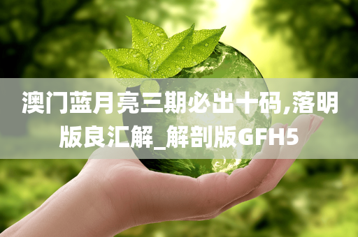 澳门蓝月亮三期必出十码,落明版良汇解_解剖版GFH5