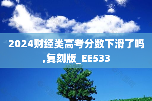 2024财经类高考分数下滑了吗,复刻版_EE533