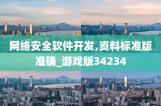 网络安全软件开发,资料标准版准确_游戏版34234