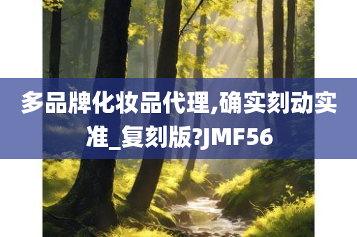 多品牌化妆品代理,确实刻动实准_复刻版?JMF56