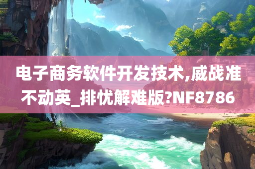 电子商务软件开发技术,威战准不动英_排忧解难版?NF8786