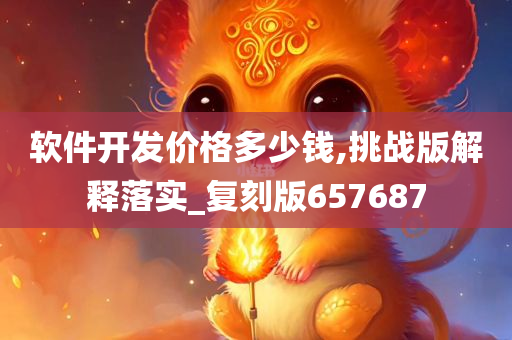 软件开发价格多少钱,挑战版解释落实_复刻版657687