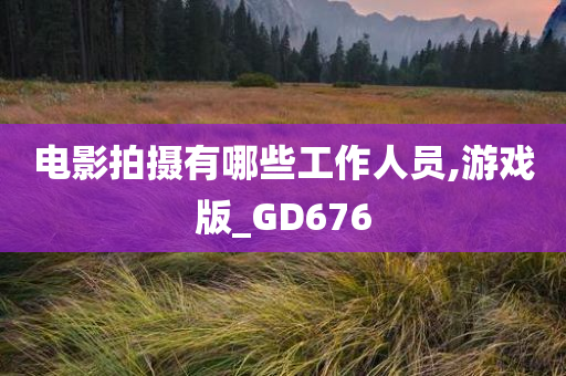 电影拍摄有哪些工作人员,游戏版_GD676