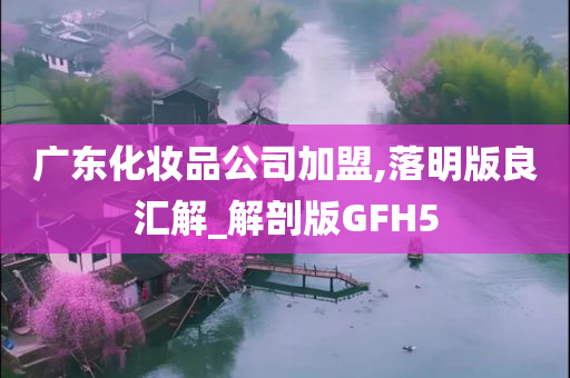 广东化妆品公司加盟,落明版良汇解_解剖版GFH5