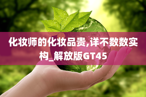 化妆师的化妆品贵,详不数数实构_解放版GT45