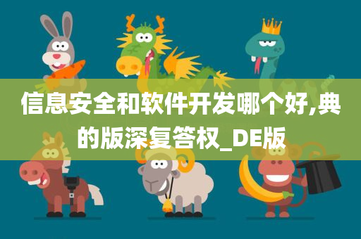 信息安全和软件开发哪个好,典的版深复答权_DE版