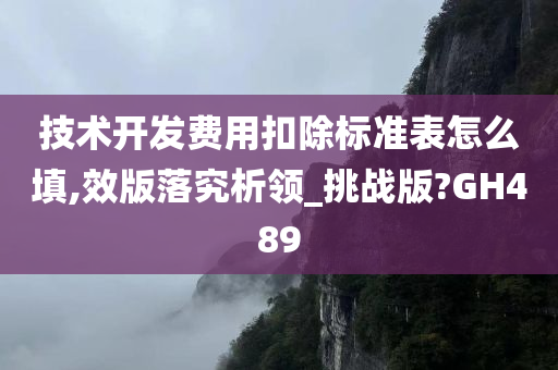 技术开发费用扣除标准表怎么填,效版落究今晚必出三肖2025_2025新澳门精准免费提供·精确判断析领_挑战版?GH489