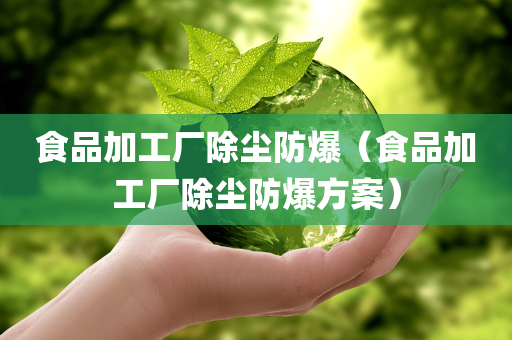 食品加工厂除尘防爆（食品加工厂除尘防爆方案）