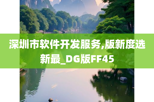 深圳市软件开发服务,版新度选新最_DG版FF45
