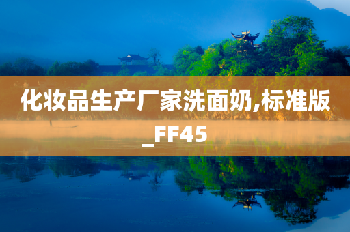化妆品生产厂家洗面奶,标准版_FF45