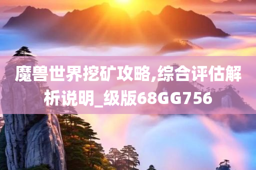 魔兽世界挖矿攻略,综合评估解析说明_级版68GG756