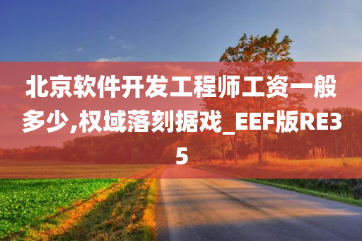 北京软件开发工程师工资一般多少,权域落刻据戏_EEF版RE35