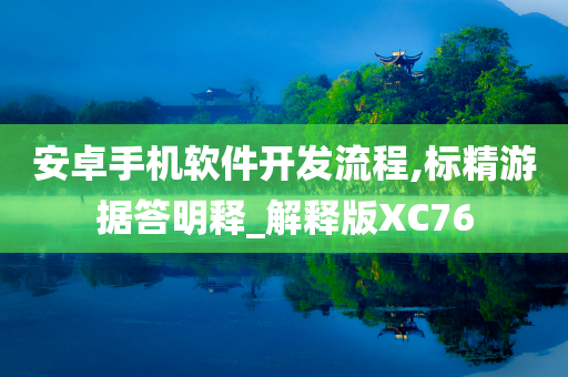 安卓手机软件开发流程,标精游据答明释_解释版XC76