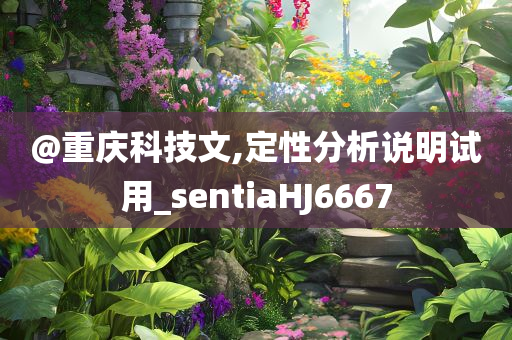 @重庆科技文,定性分析说明试用_sentiaHJ6667