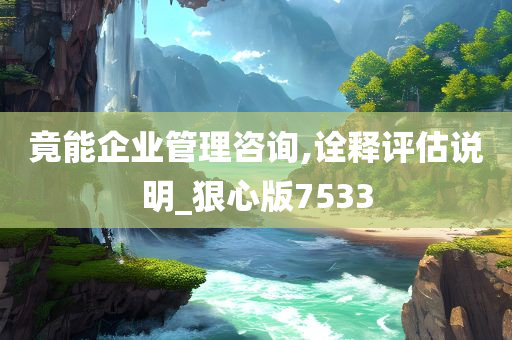 竟能企业管理咨询,诠释评估说明_狠心版7533