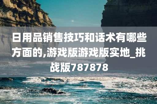 日用品销售技巧和话术有哪些方面的,游戏版游戏版实地_挑战版787878