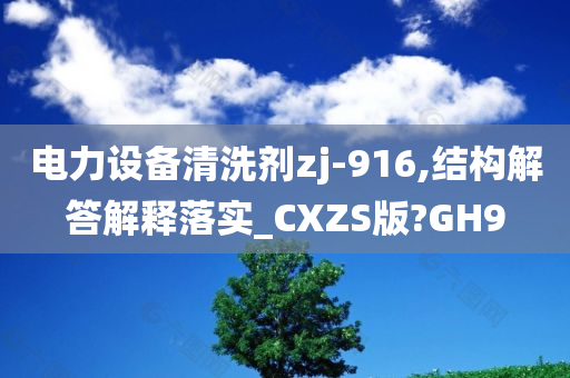 清洗剂配方