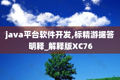 java平台软件开发,标精游据答明释_解释版XC76今晚必出三肖2025_2025新澳门精准免费提供·精确判断