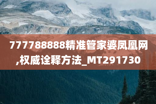 777788888精准管家婆凤凰网,权威诠释方法_MT291730