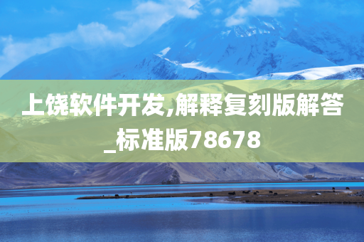 上饶软件开发,解释复刻版解答_标准版78678
