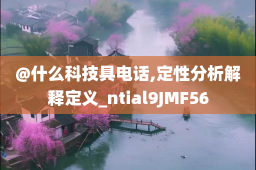 @什么科技具电话,定性分析解释定义_ntial9JMF56