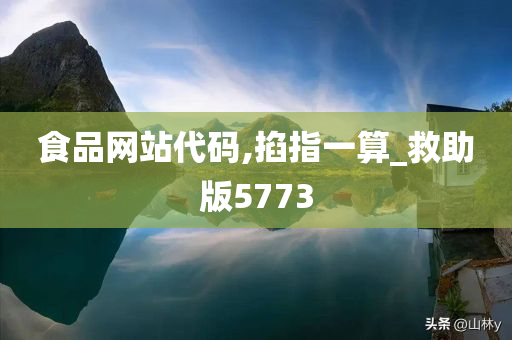 食品网站代码,掐指一算_救助版5773