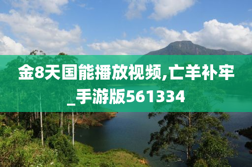 金8天国能播放视频,亡羊补牢_手游版561334
