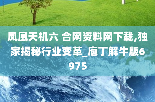 凤凰天机六 合网资料网下载,独家揭秘行业变革_庖丁解牛版6975