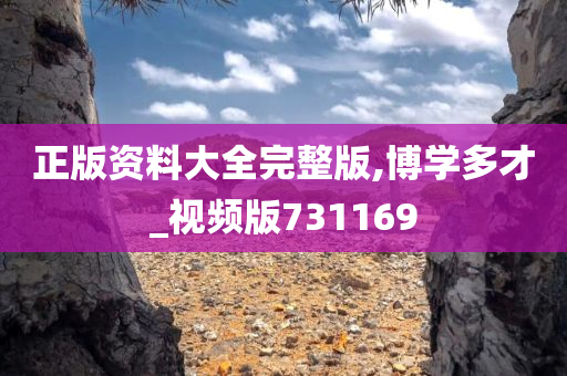 正版资料大全完整版,博学多才_视频版731169