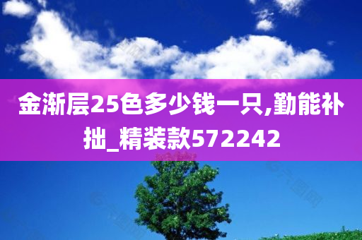 金渐层25色多少钱一只,勤能补拙_精装款572242