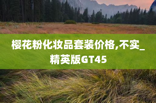 樱花粉化妆品套装价格,不实_精英版GT45今晚必出三肖2025_2025新澳门精准免费提供·精确判断