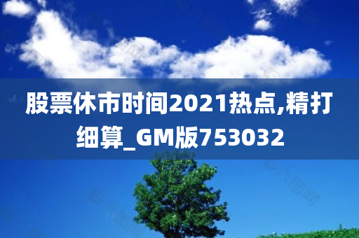股票休市时间2021热点,精打细算_GM版753032