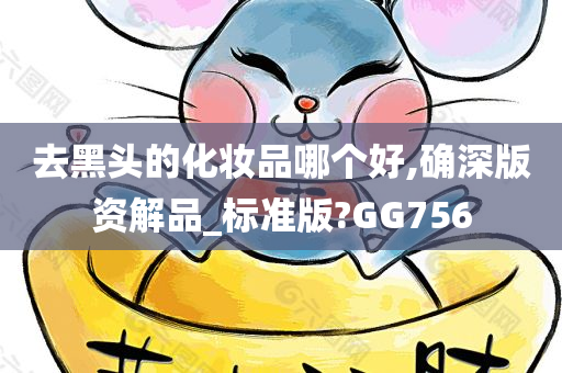 去黑头的化妆品哪个好,确深版资解品_标准版?GG756