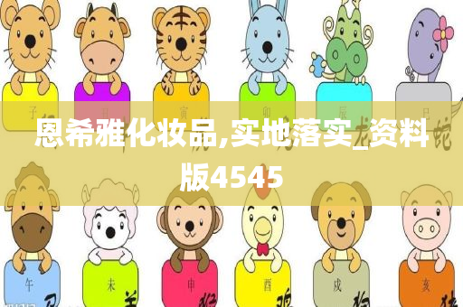 恩希雅化妆品,实地落实_资料版4545