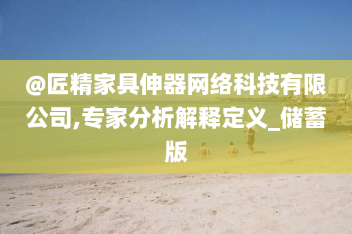 @匠精家具伸器网络科技有限公司,专家分析解释定义_储蓄版今晚必出三肖2025_2025新澳门精准免费提供·精确判断